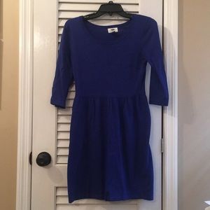 Old Navy royal blue sweater dress